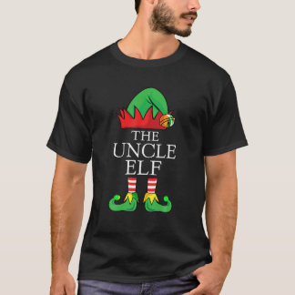 T-shirt Groupe de jumelage de Noël des elfes oncle Pajama 