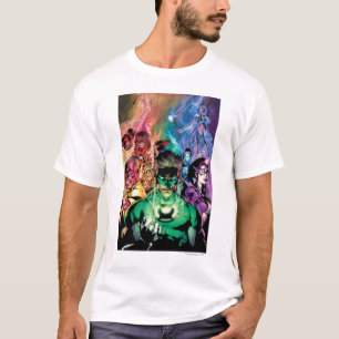 T-shirt Groupe de Lantern Corps aux couleurs