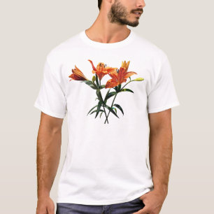 T-shirt Groupe de Lilies orange