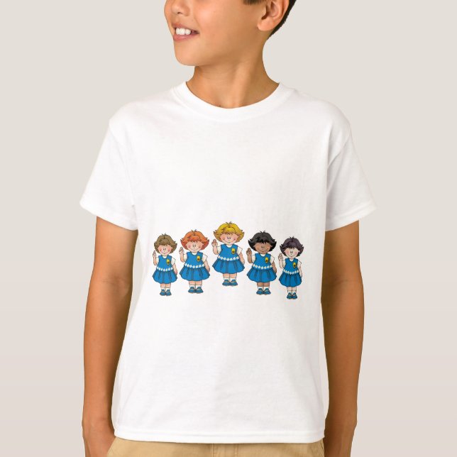 T-shirt Groupe de marguerite (Devant)