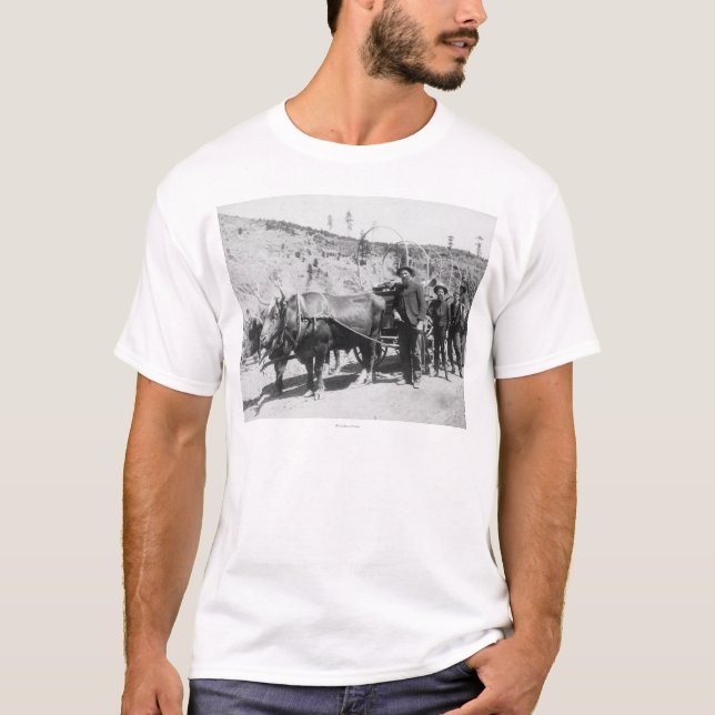 T-shirt Groupe de photographie de prospecteurs d'or (Devant)