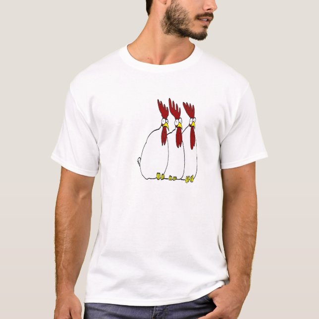 T-shirt groupe de poulet (Devant)