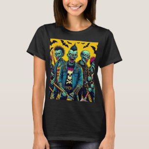 T-shirt Groupe de Punk Zombie