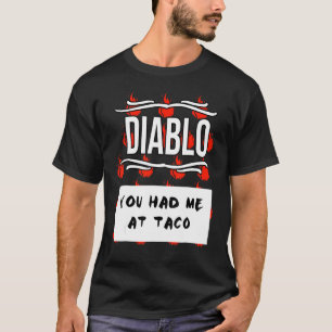 T-shirt Groupe de sauces piquantes Halloween Diablo Sauce 