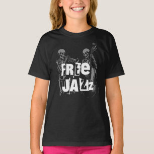 T-shirt Groupe de Squelettes de Free Jazz