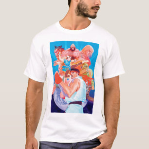 T-shirt Groupe de Street Fighter 2 Ryu