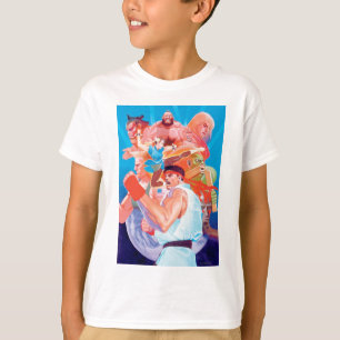 T-shirt Groupe de Street Fighter 2 Ryu