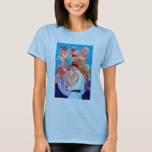 T-shirt Groupe de Street Fighter 2 Ryu