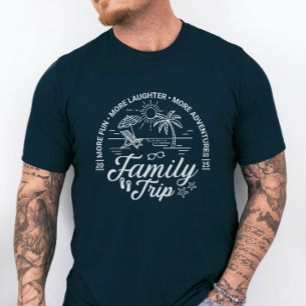 T-shirt Groupe de voyage familial personnalisé Vacances pl
