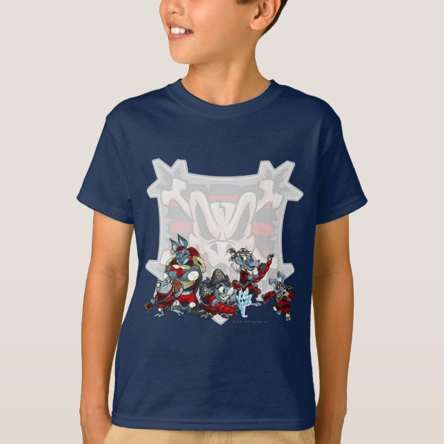 T-shirt Groupe d'île de Krawk d'équipe (Devant)