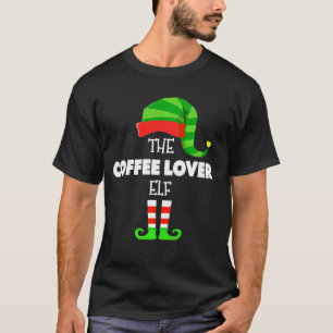 T-shirt Groupe Elf Café Correspondant Famille Noël Pj