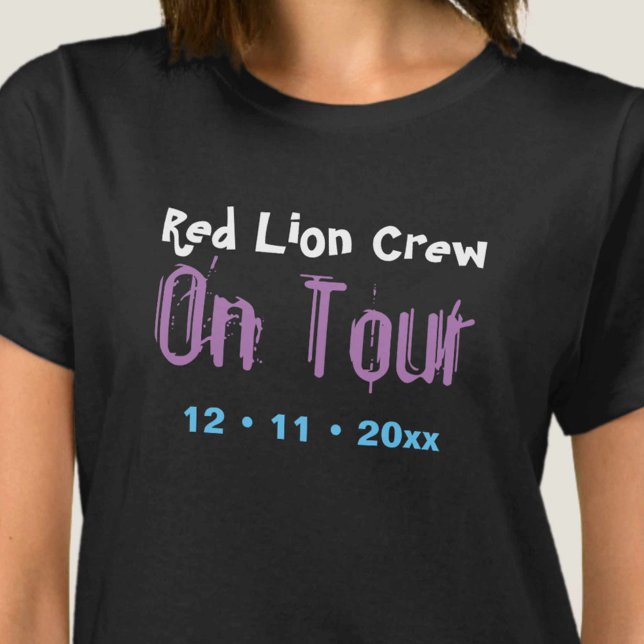 T-shirt Groupe en tournée (Créateur téléchargé)