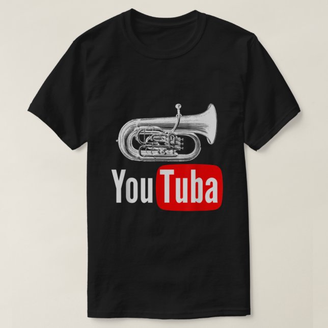 T-shirt Groupe Funny You Tuba Marching  (Design devant)