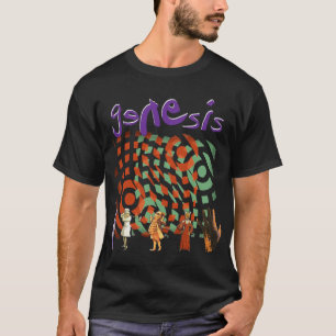 T-shirt Groupe GEnesis Bande d'art Drôle pour hommes femme