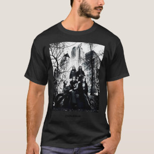 T-shirt Groupe Genesis Noir Et Blanc