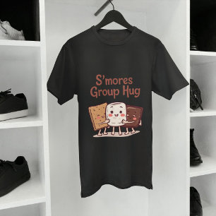 T-shirt Groupe Hug Funny Smore's Marshmallow Camping