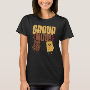 T-shirt Groupe Hug S'more Chocolat Chocolat Marshmallow Ca
