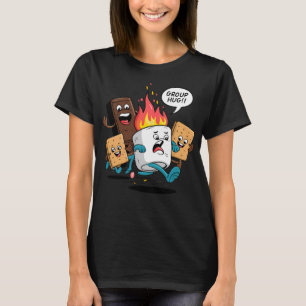T-shirt Groupe Hug Smores Marshmallow Chocolate Boys drôle