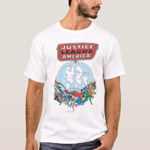 T-shirt Groupe Justice League of America