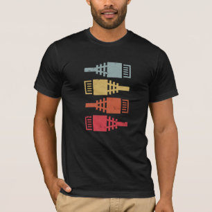 T-shirt Groupe LAN de l'ingénieur réseau Geek de technolog