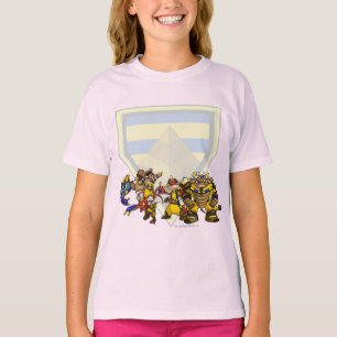 T-shirt Groupe perdu de désert d'équipe