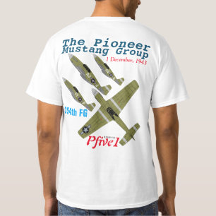 T-shirt Groupe pionnier du mustang Pfive1