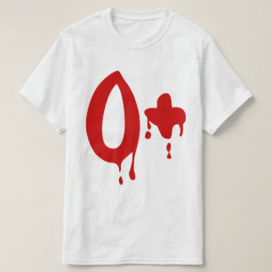 T-shirt Groupe sanguin O+ Hôpital positif de #Horror