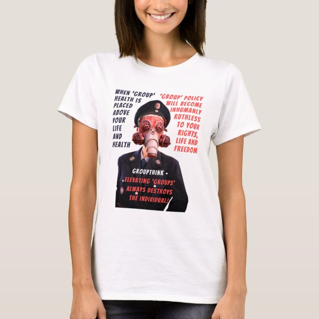 T-shirt Groupthink (lumière) (Devant)