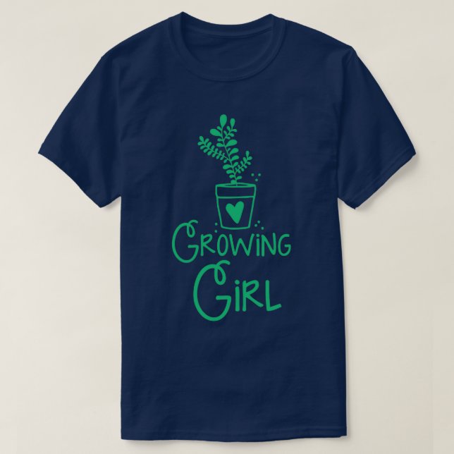 T-shirt growing girl (Design devant)