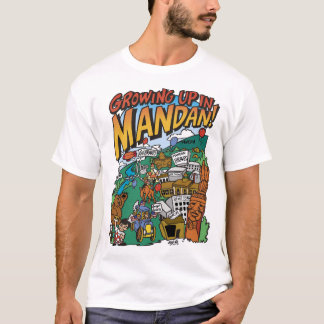 T-shirt "Growing up in Mandan" pour hommes