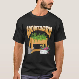 T-shirt Growtivator Agriculture sur Lit de Semis Jardinier
