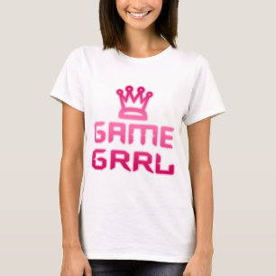 T-shirt grrl de jeu