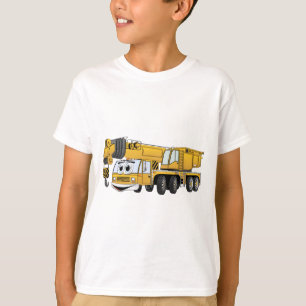 T-shirt Grue Cartographique Jaune courte