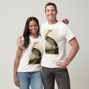 T-shirt Grue de Sandhill d'Audubon's Birds of America