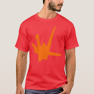 T-shirt grue orange