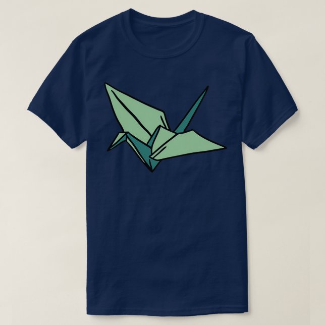 T-shirt Grue Origami 42 (Design devant)