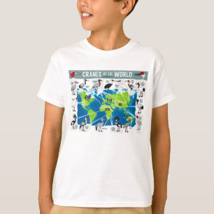 T-shirt Grues du monde