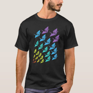 T-shirt Grues en origami Grue japonaise en origami artisan