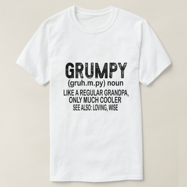 T-shirt Grumeur Comme Un Grand-Père Régulier Seulement Gru (Design devant)