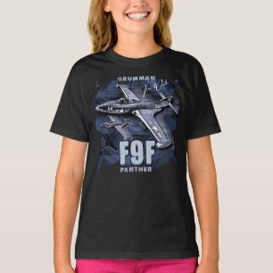 T-shirt Grumman F9F Panther, avion-chasse basé sur les tra