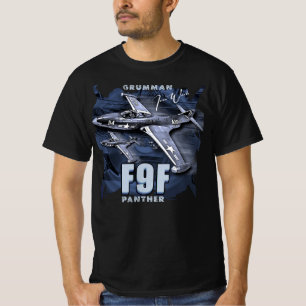 T-shirt Grumman F9F Panther, avion-chasse basé sur les tra