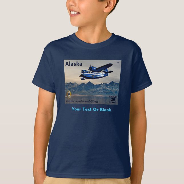 T-shirt Grumman G-21 Goose - Postage en Alaska (Devant)