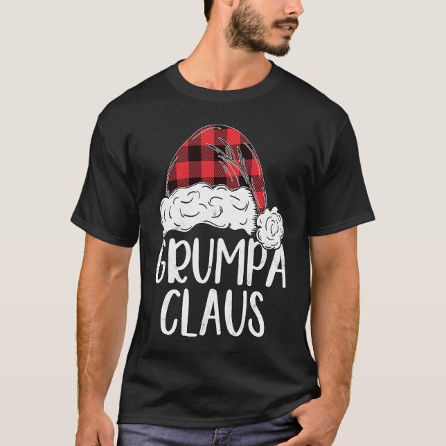 T-shirt Grumpa Claus Christmas Costume  Santa Matching Fam (Devant)