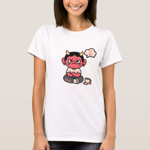 T-shirt Grumpy Cute Oni - "L'enfer est doux aujourd'hui"