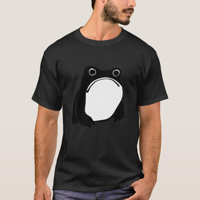 T-shirt Grumpy Frog dessin art japonais par Matsumoto Hoji (Devant)
