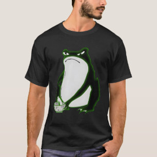 T-shirt Grumpy Frog Dessin Japonais Par Matsumoto Hoji
