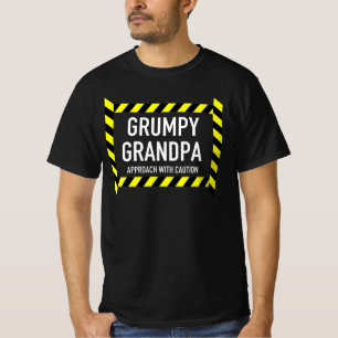 T-shirt Grumpy Grandpa Approche Avec Prudence Grand Papa P