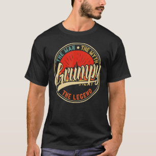 T-shirt Grumpy L'Homme Le Mythe La Légende Fête des pères