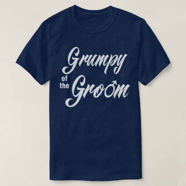 T-shirt Grumpy Of Groom Wedding Party Funny Matching Brida (Design devant)