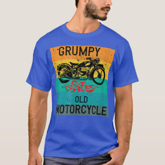 T-shirt Grumpy Old Biker Funny Motorcycle Club Biker Gear 